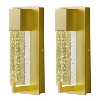 ZLAIQB 4.72"1-Light 2Pack Modern Crystal Indoor Wall Sconce