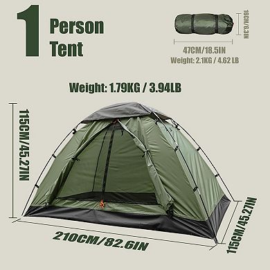 Ultralight 3 Season Backpacking Tent for Camping Waterproof Windproof Easy Setup
