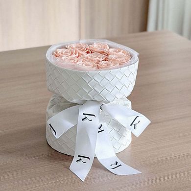Leather Bouquet with Preserved Roses