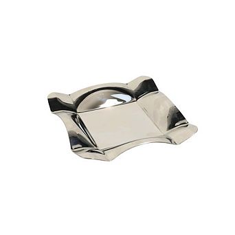 Stainless Steel Tray with Folded Edge Design - Large