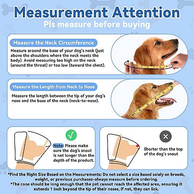 Soft Dog Cone Collar Transparent Breathable Adjustable Elizabethan for Large Medium Dogs Recovery