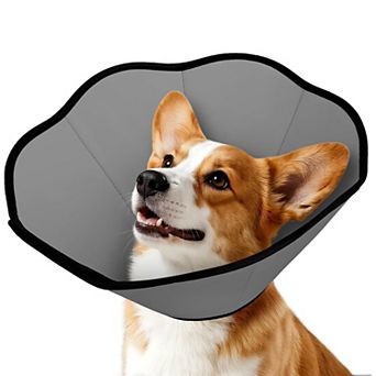 Soft Dog Cone Collar Alternative Stop Licking Adjustable Elizabethan for Dogs
