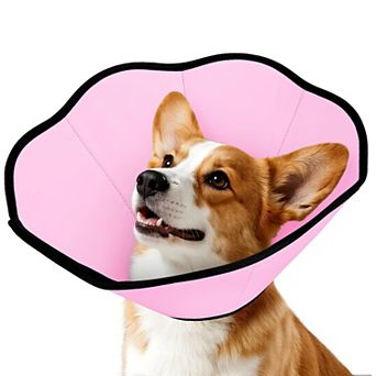 Soft Dog Cone Collar Alternative Stop Licking Adjustable Elizabethan for Dogs