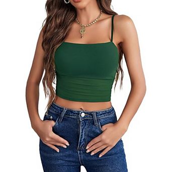 Avidlove Women Mesh Top Sheer Y2K Crop Tops Clubwear Tank Top