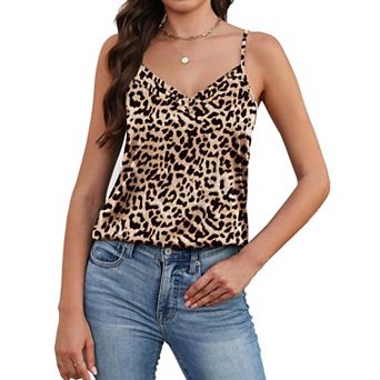 Avidlove Women Silk Satin Tank Tops Soft V Neck Camisole Adjustable Spaghetti Strap Cami Summer