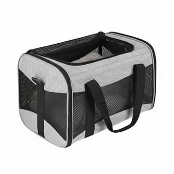 Petsfit Airline Approved Pet Carrier: Portable, Breathable, Foldable with Removable Fleece Pad
