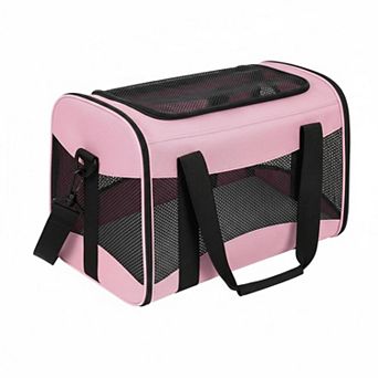 Petsfit Airline Approved Pet Carrier: Portable, Breathable, Foldable with Removable Fleece Pad