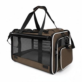 Petsfit Large Pet Carrier Softside Collapsible Breathable Washable for Cats Small Dogs 20lbs
