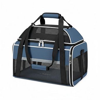 Petsfit Top Expandable Pet Carrier Airline Approved Soft Sided Underseat 15lbs Locking