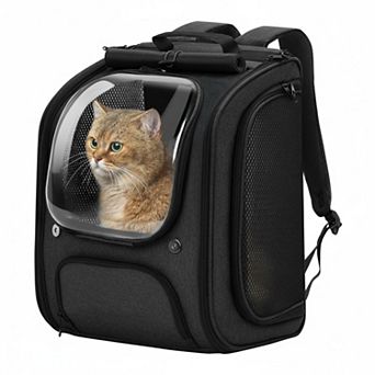 Petsfit Cat Bubble Backpack Carrier Large Space Breathable UV Blocking Foldable Travel