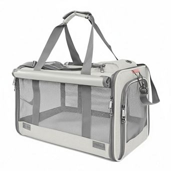 Petsfit Pet Carrier Soft-sided Large Cat Small Dog Travel Bag Breathable Washable
