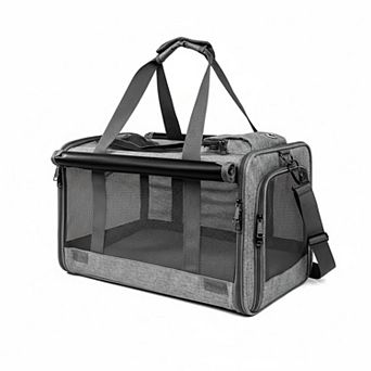 Petsfit Pet Carrier Soft-sided Large Cat Small Dog Travel Bag Breathable Washable