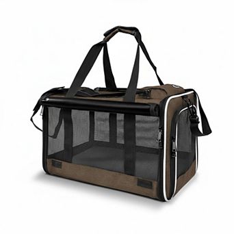 Petsfit Pet Carrier Soft-sided Large Cat Small Dog Travel Bag Breathable Washable