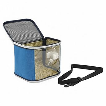 Petsfit Small Animal Carrier Backpack Water Bottle Breathable Clear Window Foldable