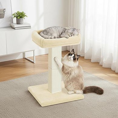 Nicate Premium Sisal Wood Cat Scratcher Large Cats Sturdy Vertical Scratching Post