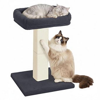 Nicate Premium Sisal Wood Cat Scratcher Large Cats Sturdy Vertical Scratching Post