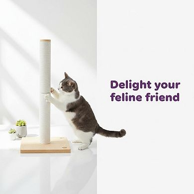 Nicate 23.6" Tall Cat Scratcher Paper Rope Posts Hanging Indoor Replaceable Safe Long Lasting