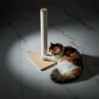 Nicate 23.6" Tall Cat Scratcher Paper Rope Posts Hanging Indoor Replaceable Safe Long Lasting