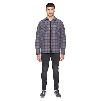 Duck and Cover Mens Willington Checked Overshirt