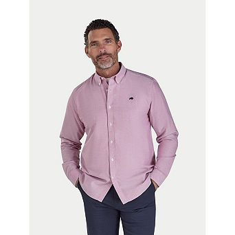 Raging Bull Mens Classic Oxford Long-Sleeved Shirt
