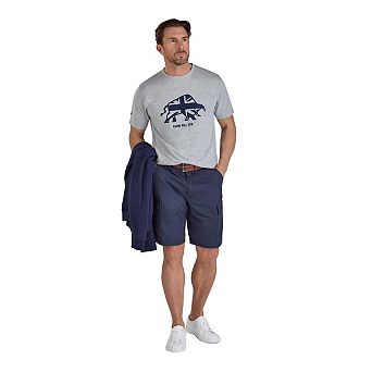 Raging Bull Mens Bull Embroidered T-Shirt