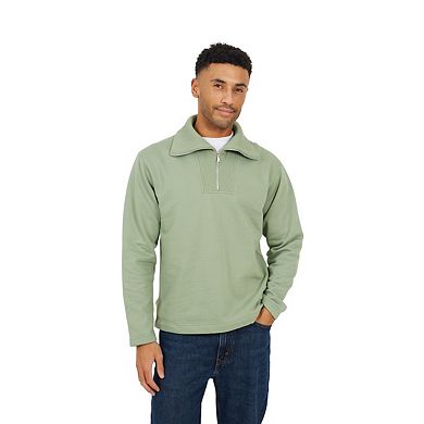 Brave Soul Mens Funnel Neck Sweatshirt