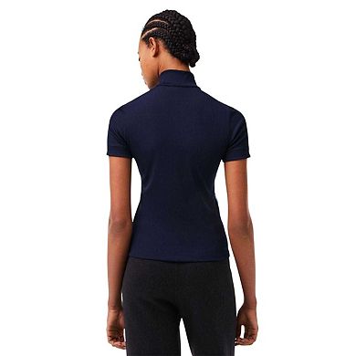 Lacoste Mens Zip Neck Polo Shirt