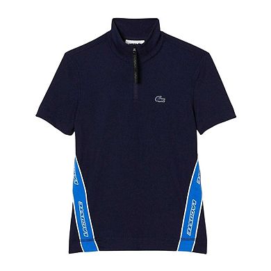 Lacoste Mens Zip Neck Polo Shirt