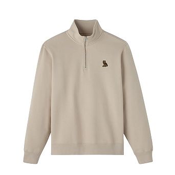 Brave Soul Mens Quarter Zip Sweatshirt