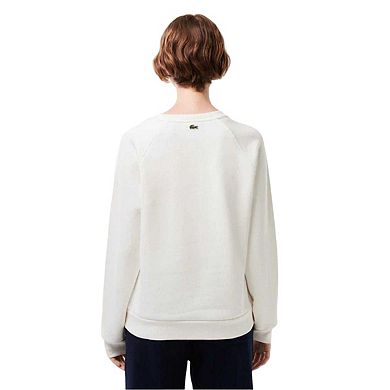 Lacoste Womens/Ladies Embroidered Logo Relaxed Fit Sweatshirt