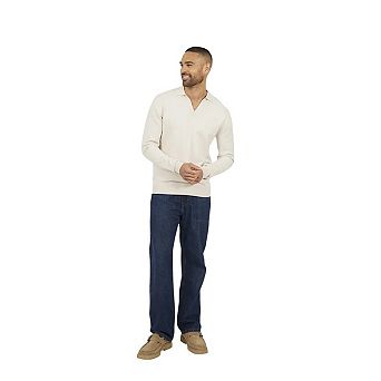 Brave Soul Mens Trophy Long-Sleeved Polo Shirt
