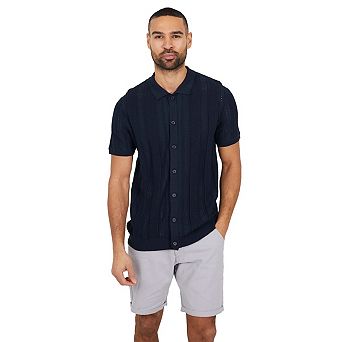 Brave Soul Mens Short-Sleeved Polo Shirt