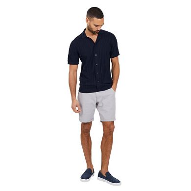 Brave Soul Mens Buttoned Revere Collar Shirt