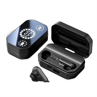Flip-Open TWS Wireless Earbuds - Bluetooth 5.3 In-Ear Earphones with LED Display, Long Battery Life