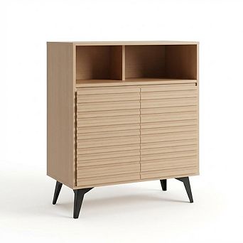 Kitchen Storage Cabinet, Accent Mid Century Modern Sideboard, for Living Room, Hallway, Entryway