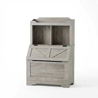 Space-Saving Children's Bookcase, Toy Chest, Kids Bookcase, Children's Shelf for Playroom, Bedroom