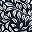 Navy White Leaf