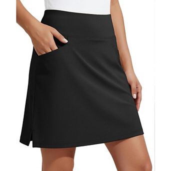 PINSPARK Womens 18 Inch Moisture Wicking Athletic Golf Tennis Skorts with Shorts