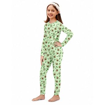 Arshiner Thermal Underwear For Kids Long Johns Girls Base Layer Top And Bottom Set