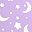 Purple Stars Moon