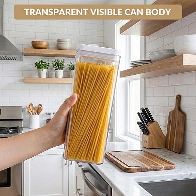 Airtight Food Storage Containers Set, BPA Free Kitchen Storage for Cereal, Stackable Containers