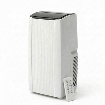 14000 BTU 3-in-1 Portable Air Conditioner, Mobile AC with Cool, Fan & Dry Modes, Remote, LED