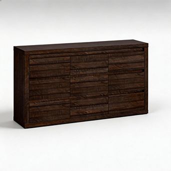 9 Drawer Dresser for Bedroom, Chest of Drawers with Anti-Tipping Device, Storage Cabinet for Closet