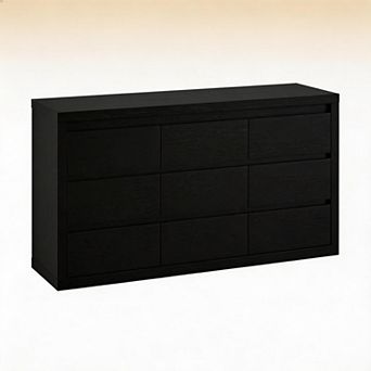 9 Drawer Dresser for Bedroom, Chest of Drawers with Anti-Tipping Device, Storage Cabinet for Closet