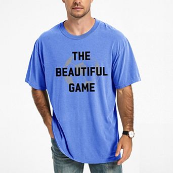 The Beautiful Game Varsity - Men's Garment Dyed Graphic T-Shirt