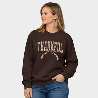 Thankful Floral Coquette - Women's Graphic Sweatshirt