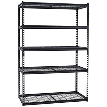 Heavy Duty Garage Shelving Unit, Adjustable Metal Storage Rack, 2500 lbs Capacity