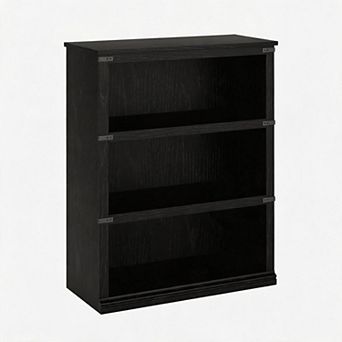 3 tier Wooden Bookcase, Large Open Bookshelf, Farmhouse Rustic Bookshelf for Living Room