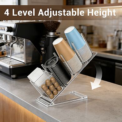 Acrylic Transparent Coffee Capsule Holder, Coffee Capsule Holder, Coffee Capsule Storage Organizer