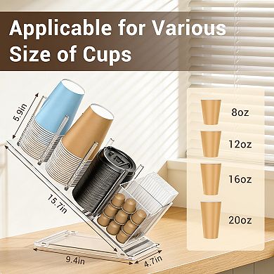 Acrylic Transparent Coffee Capsule Holder, Coffee Capsule Holder, Coffee Capsule Storage Organizer